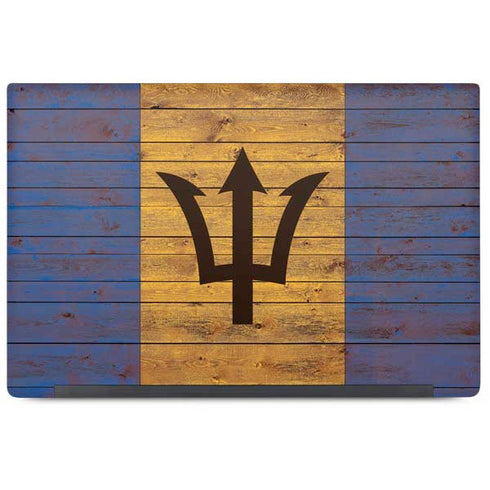 Barbados Flag Dark Wood Dell Latitude Skin